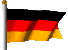 Waving German flag.