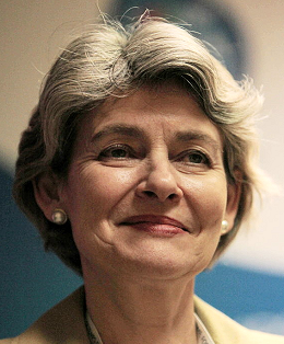 Portrait of Irina Bokova.