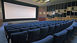 Interior of the cinema.